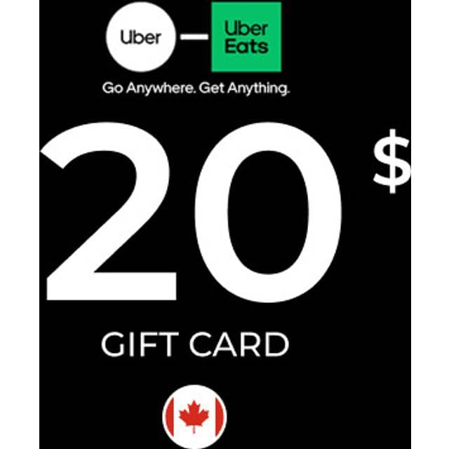 Uber Eats Gift Card 20 CAD Key
