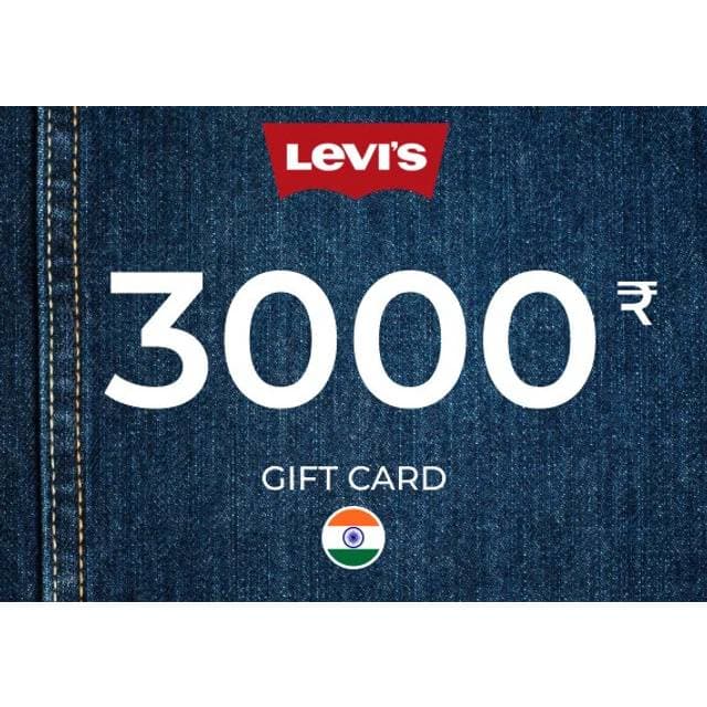 Levis Gift Card 3000 INR