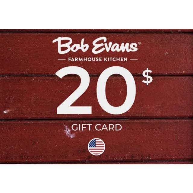 Bob Evans Restaurants Gift Card 20 USD