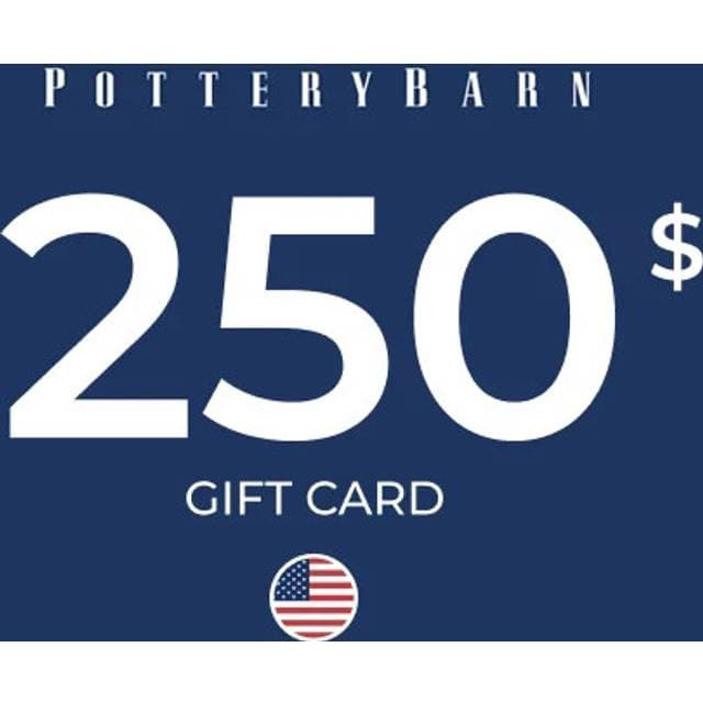 Pottery Barn Gift Card 250 USD