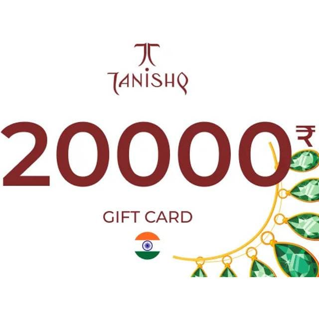 Tanishq Gold and Diamond Gift Card 20000 INR