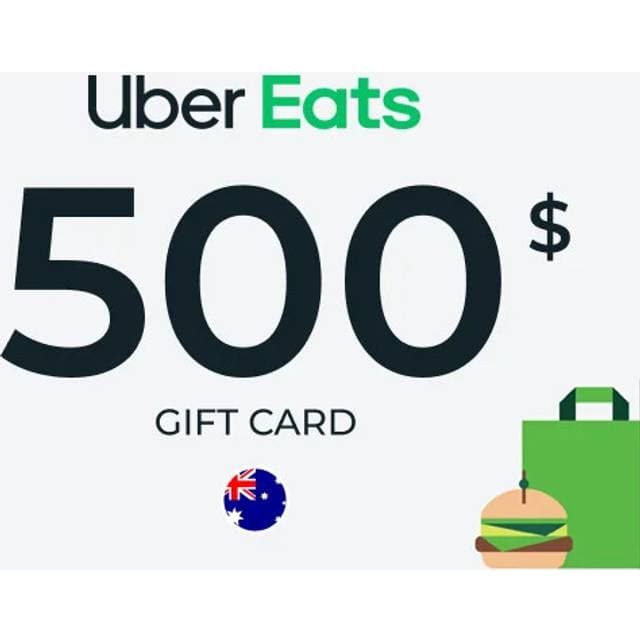Uber Eats Gift Card 500 AUD