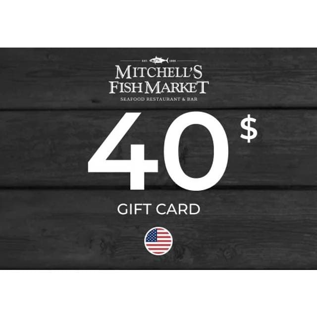 Mitchell's Fish Market Gift Card 40 USD