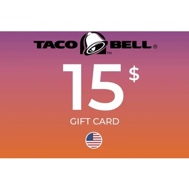 Taco Bell Gift Card 15 USD
