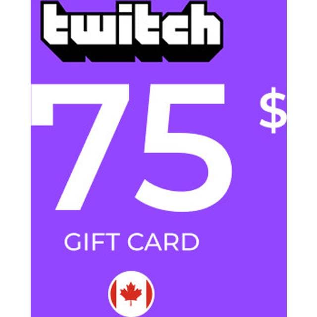 Twitch Gift Card 75 CAD Key
