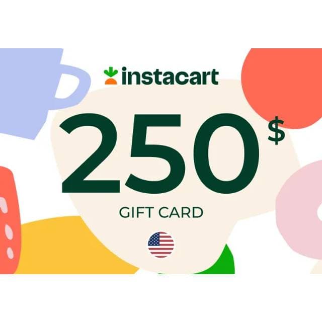 Instacart Gift Card 250 USD