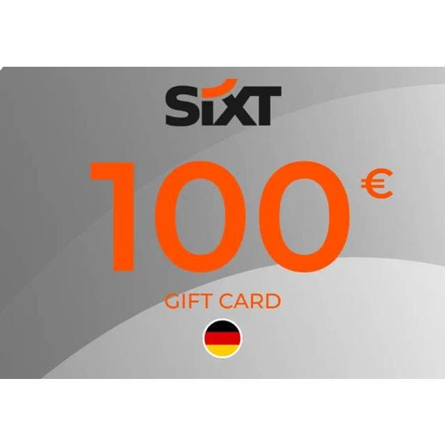 Sixt Gift Card 100 EUR