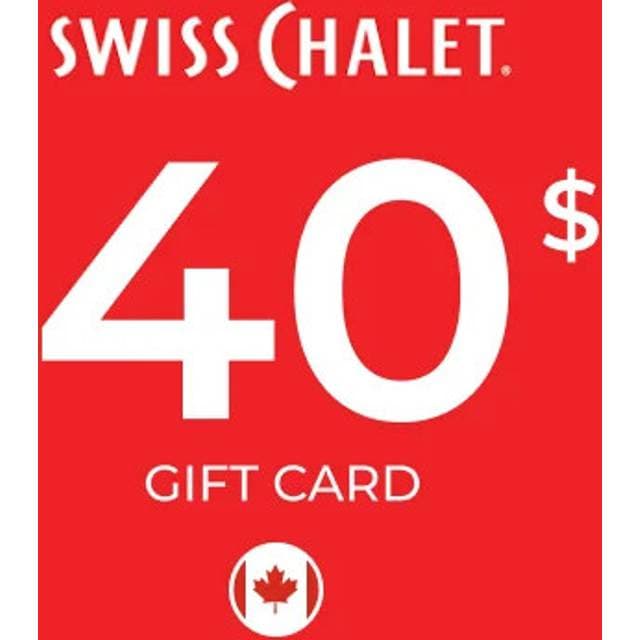 Swiss Chalet Gift Card 40 CAD