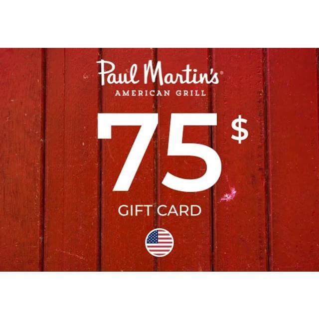 American Grill Gift Card 75 USD