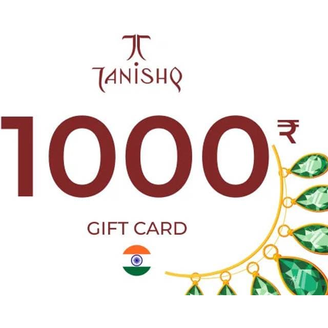 Tanishq Gold and Diamond Gift Card 1000 INR
