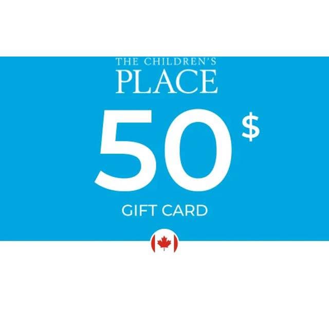 Children's Place Gift Card 50 CAD