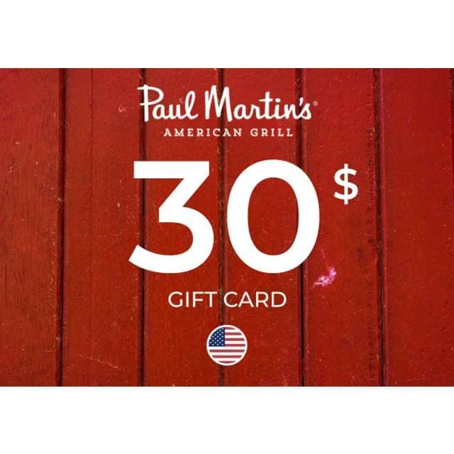 American Grill Gift Card 30 USD