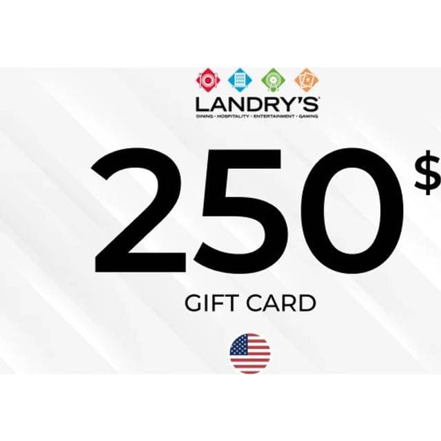 Landry's Gift Card 250 USD