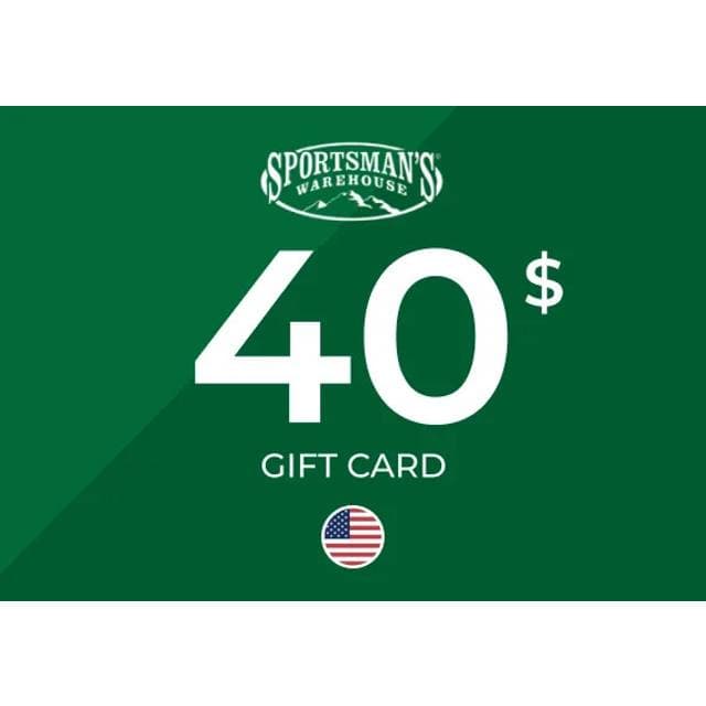 Sportsman's Warehouse Gift Card 40 USD