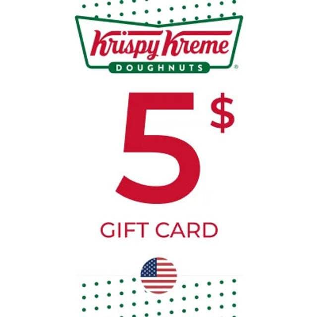 Krispy Kreme Gift Card 5 USD