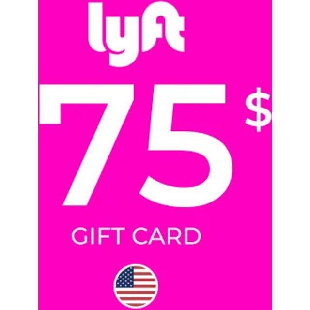Lyft Gift Card 75 USD