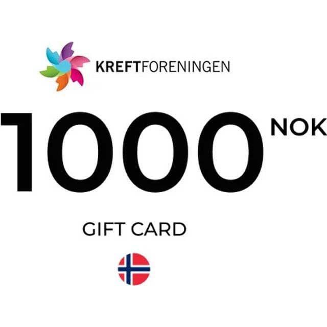 Kreftforeningen Gift Card 1000 NOK