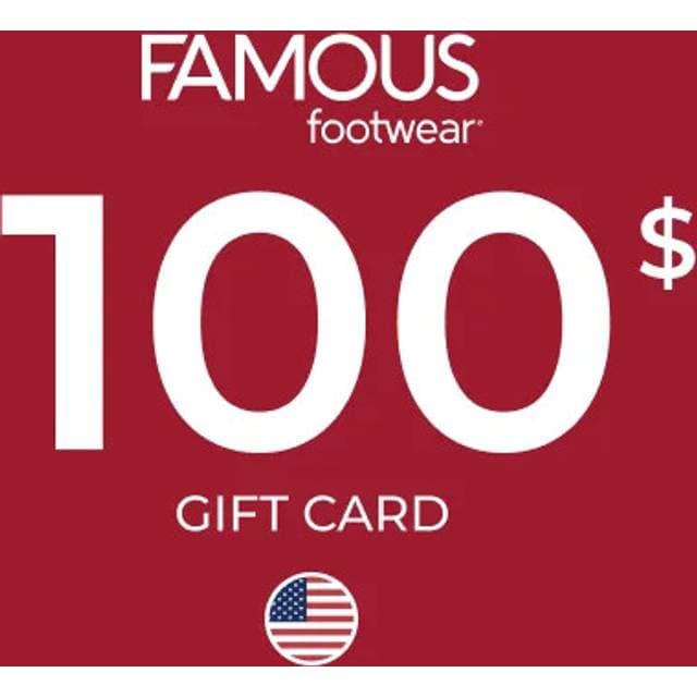 Famous Footwear Gift Card 100 USD