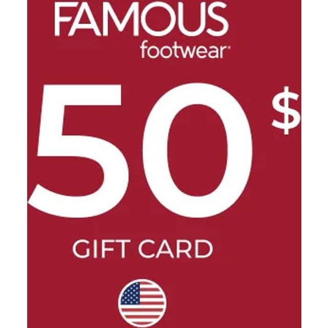 Famous Footwear Gift Card 50 USD