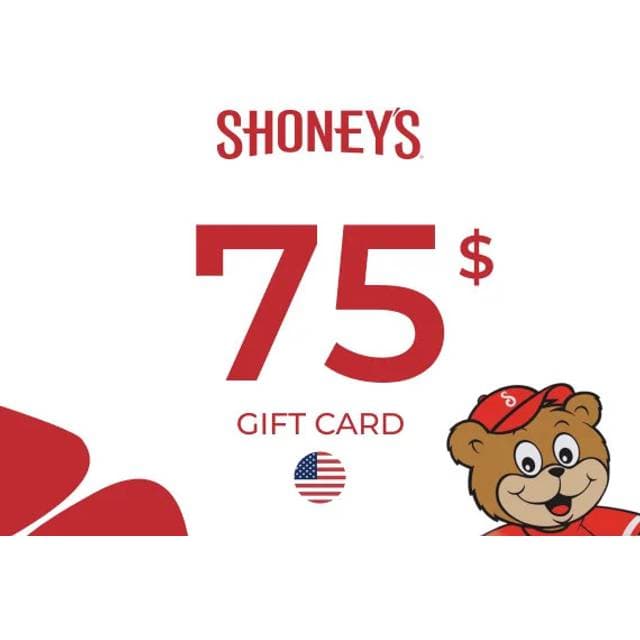 Shoney's Gift Card 75 USD
