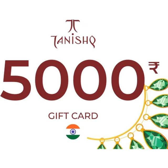 Tanishq Gold and Diamond Gift Card 5000 INR