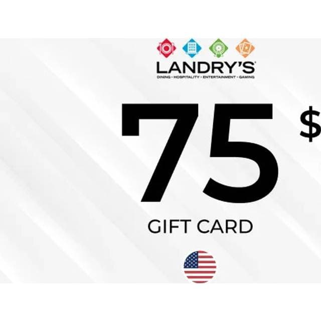 Landry's Gift Card 75 USD