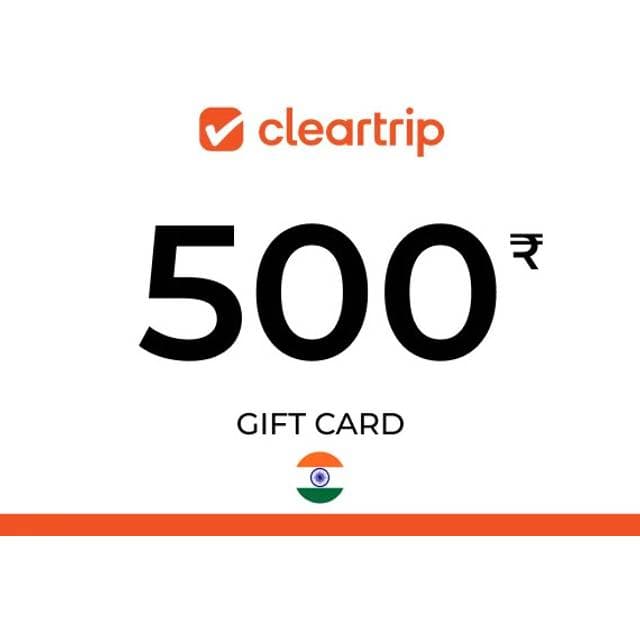 Cleartrip Gift Card 500 INR