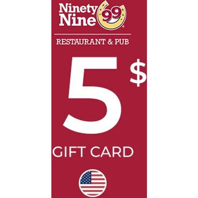 Ninety Nine Restaurant Pub Gift Card 5 USD