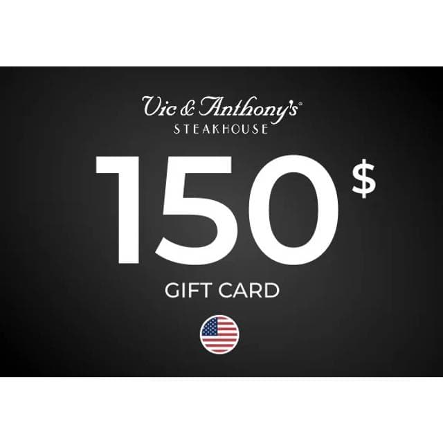 Vic Anthony's Gift Card 150 USD