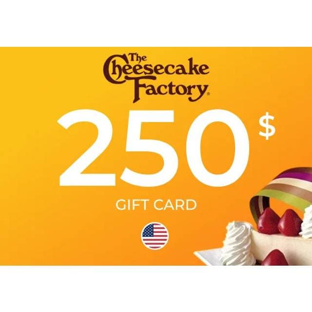 Cheesecake Gift Card 250 USD