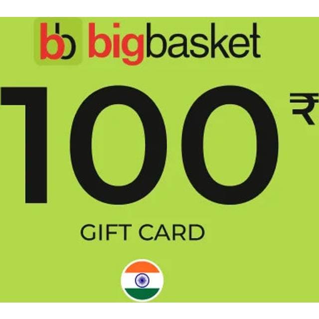 Bigbasket Gift Card 100 INR
