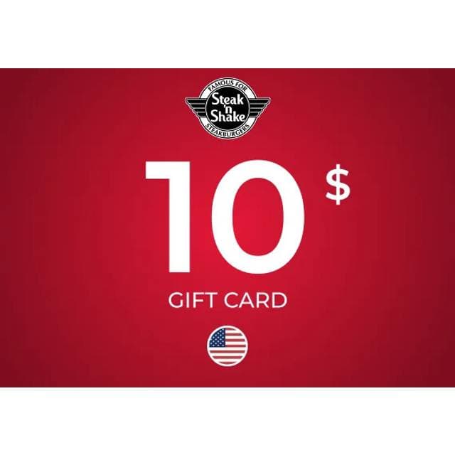 Steak n Shake Gift Card 10 USD