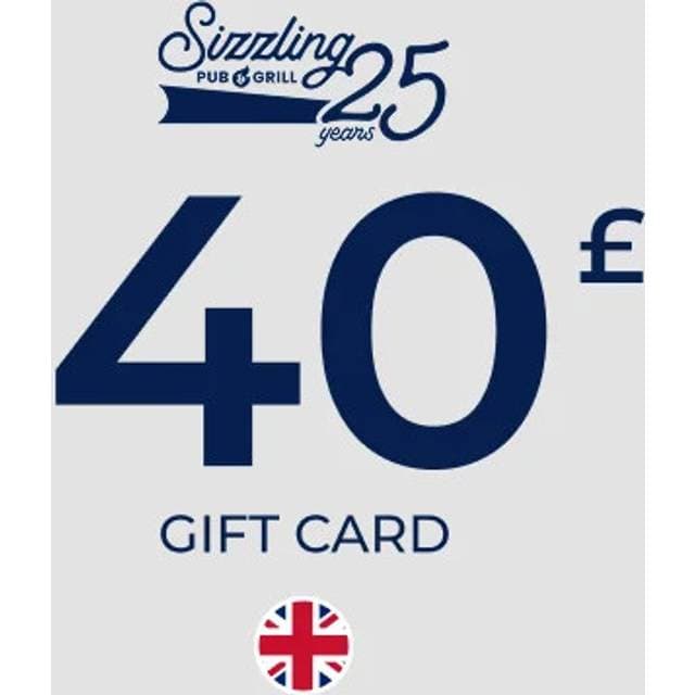 Sizzling Pubs Gift Card 40 GBP