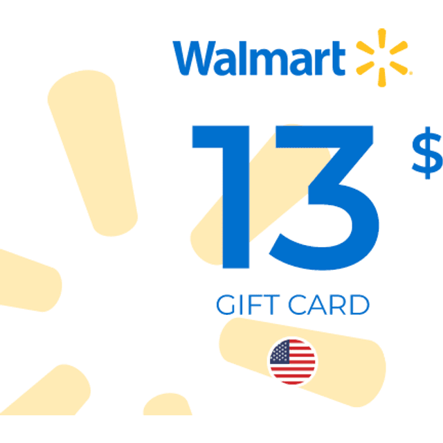 Walmart Gift Card 13 USD