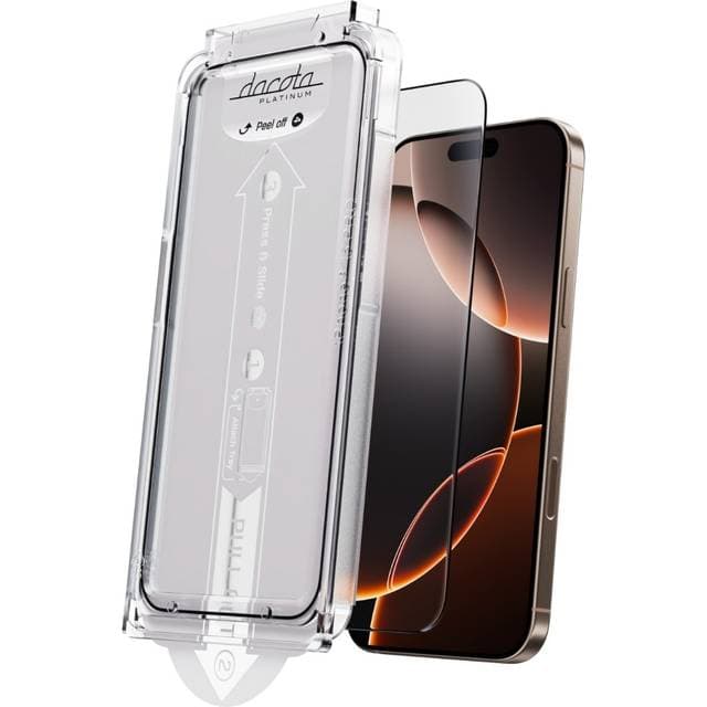 Dacota Platinum iPhone Air Skærmbeskytter Med Applikator Sort