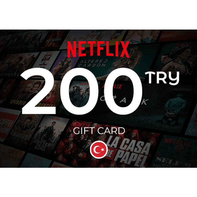 Netflix Gift Card 200 TRY Key Turkey