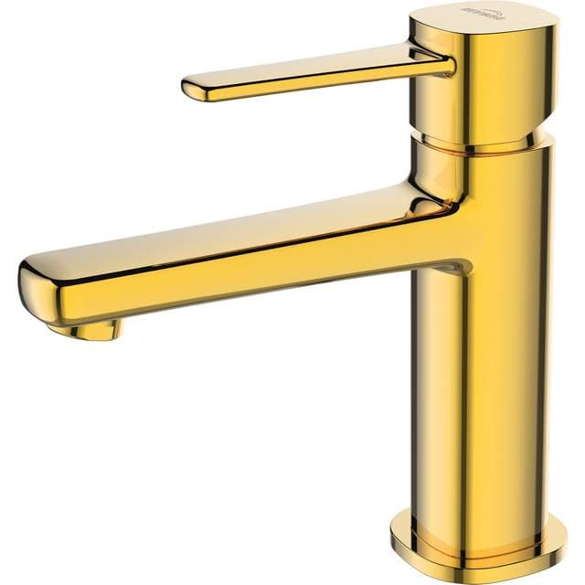 Hill Ceramic Tvättställsblandare Tresse Guld Blank