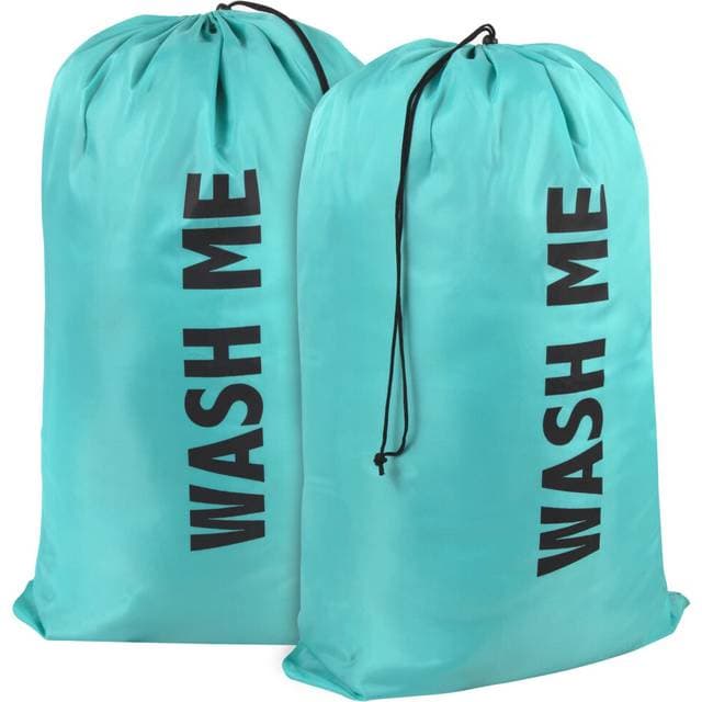Trail maker Washable Drawstring Laundry Bag Extra Large Heavy Duty - Dorm