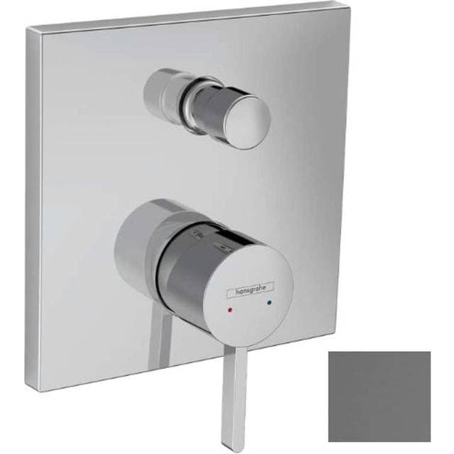 Hansgrohe Finoris Indbygningsarmatur 2 Apparater Børstet Sort Krom