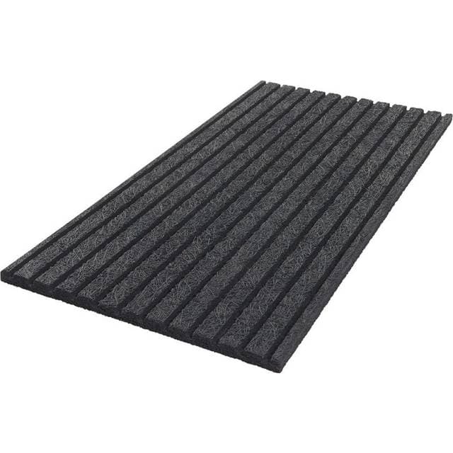 Fibrotech Træbeton Barcode Multifin Sort 25x600x1200 mm