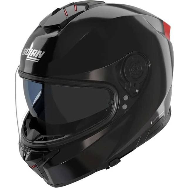 Nolan Integralhjelm N80-8 Classico - Sort/Rød Blank