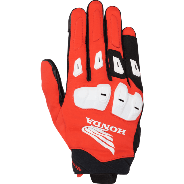 Alpinestars MC-Handsker Honda SP X 3 - Lysrød/Sort/Hvid Herre