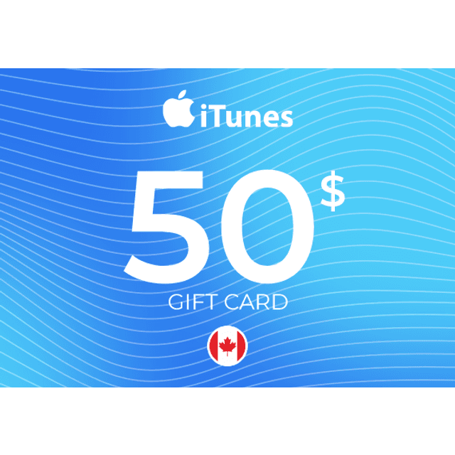 iTunes Gift Card 50 CAD