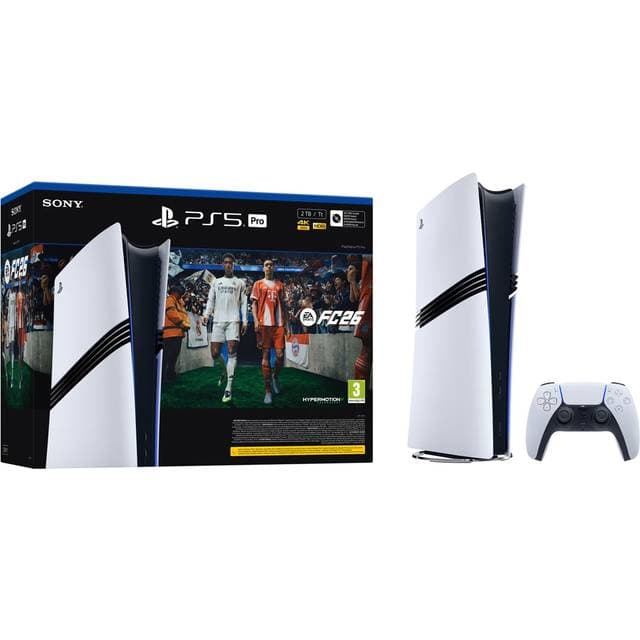 Sony PlayStation 5 Pro 2TB Spillekonsol EA FC 26 Bundle