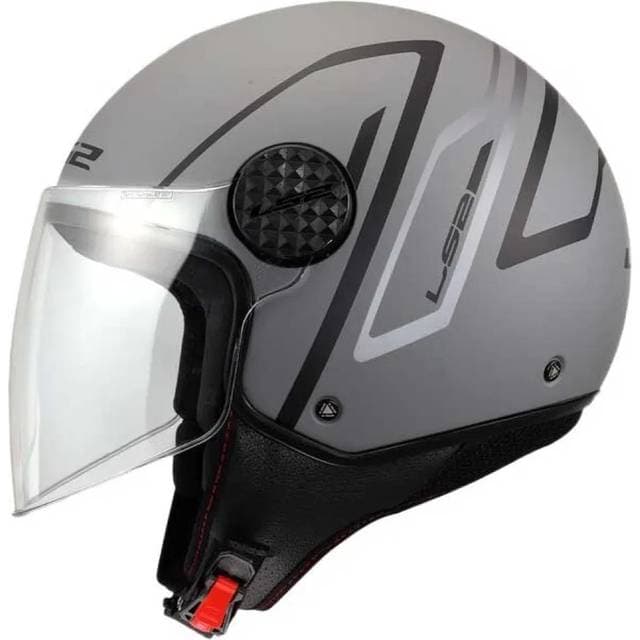 LS2 Pilothjelm Sphere Lux II Minim - Sort/Grå