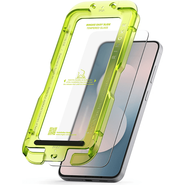 Ringke Galaxy S25 FE Easy Slide Skærmbeskyttelse Hærdet Glas 2-Pack