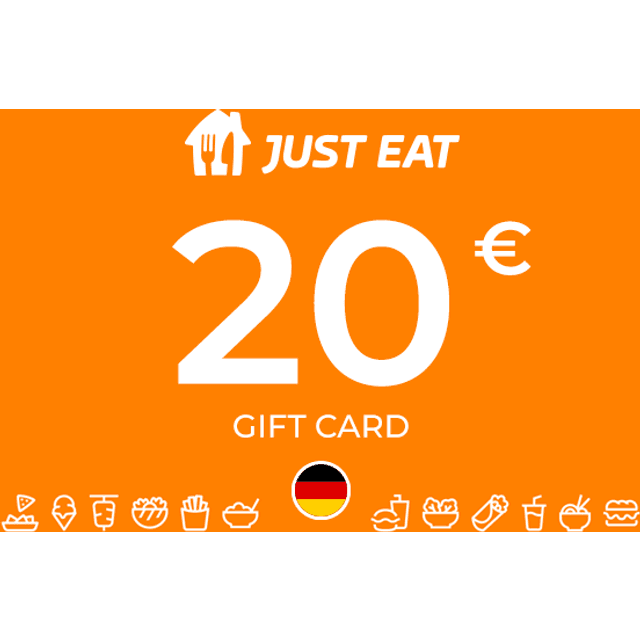 Just Eat Gift Card 20 EUR
