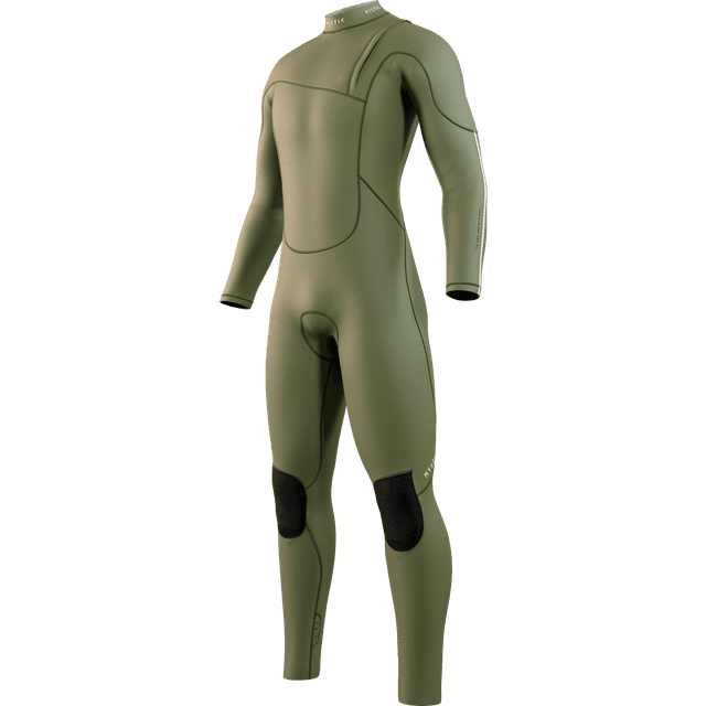 Mystic Herre The One 4 3mm Zip Free Våddragt - Moss