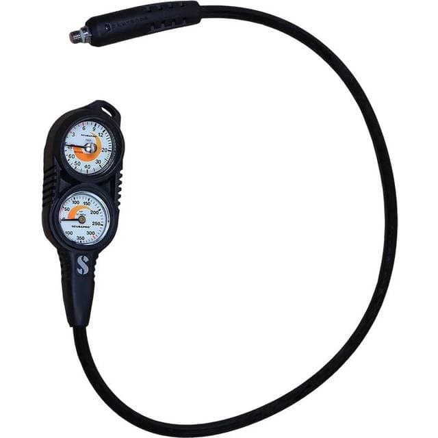 Scubapro Compact Twin Konsol Med Manometer Dybdemåler