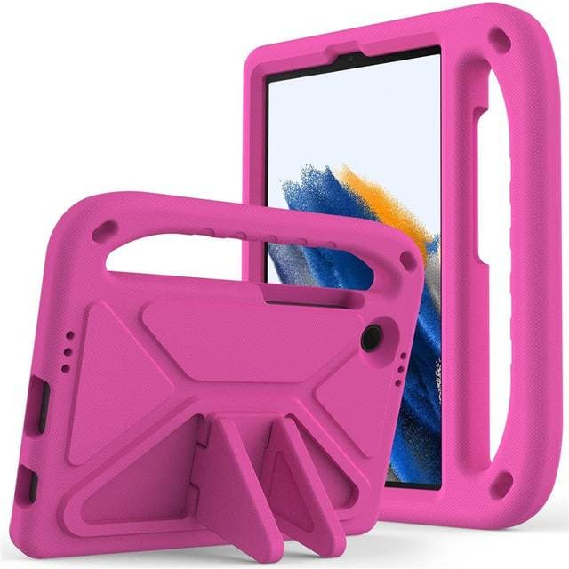Eiderwood Samsung Galaxy Tab A11 A9 Børnecover Med Kickstand Og Håndtag Lyserød